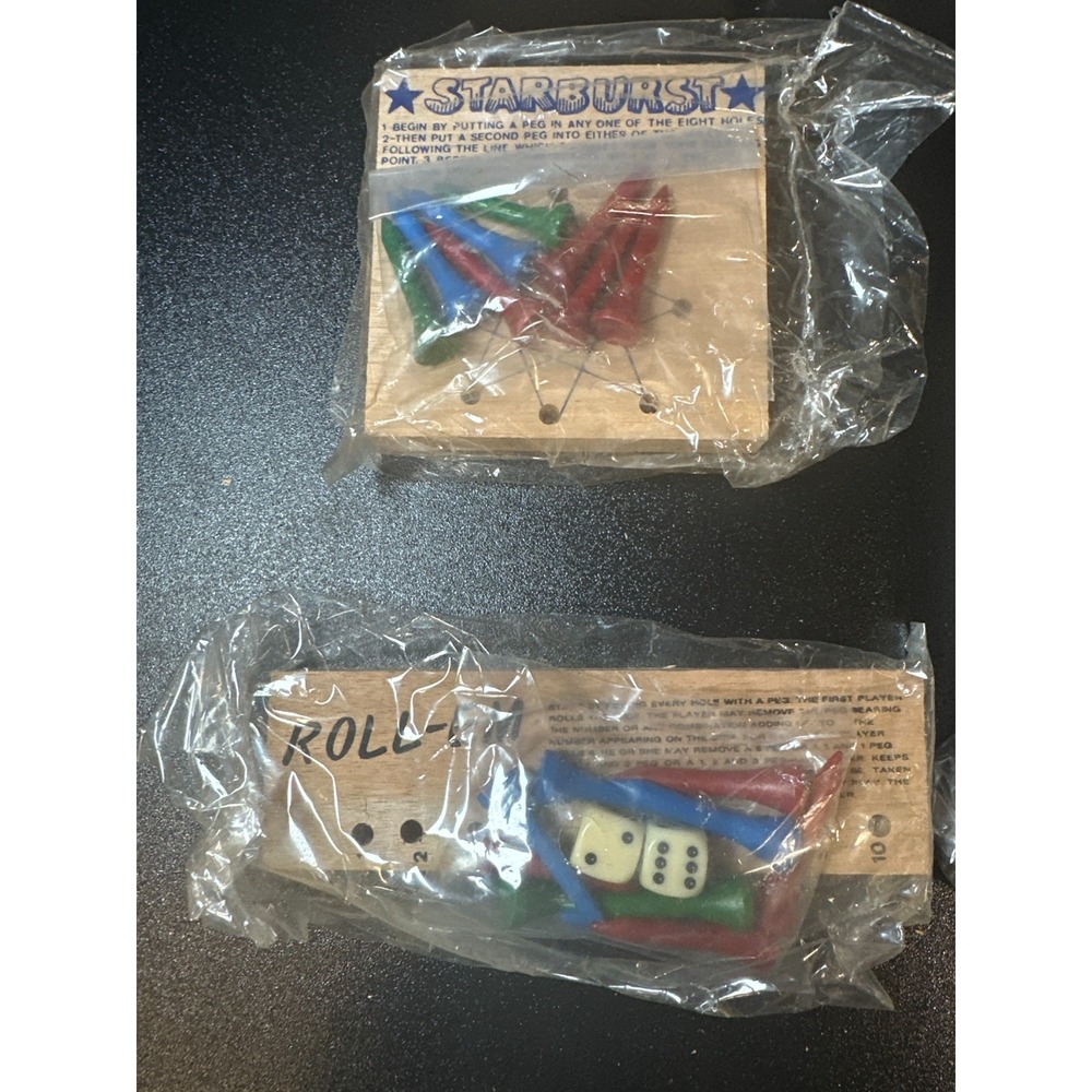 Cardinal Teasers 7 Brain Busters Wooden Peg Puzzle Games – Partial/Played - Picture 5 of 10